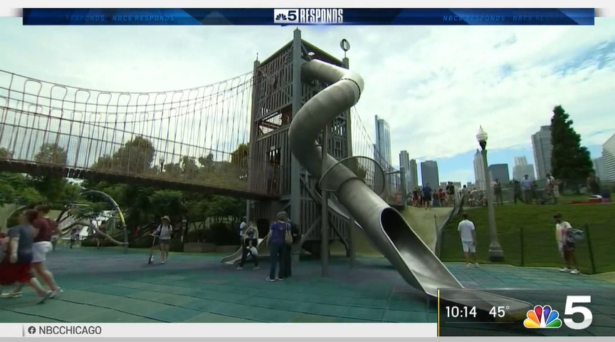 Maggie Daley Park Tower Slide - NBC News