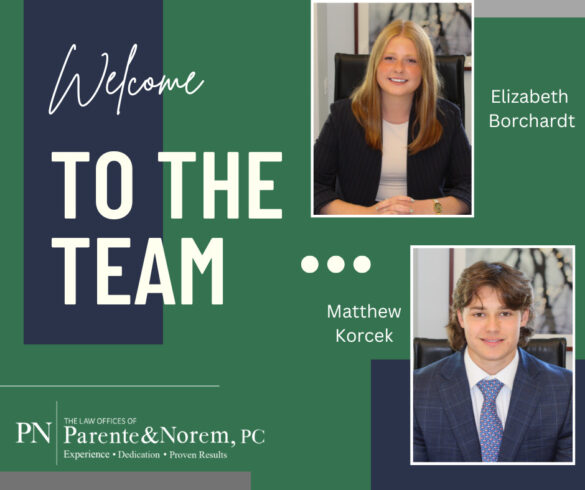 P&N BLOG | Parente & Norem Welcomes Summer Law Clerks Elizabeth Borchardt and Matthew Korcek